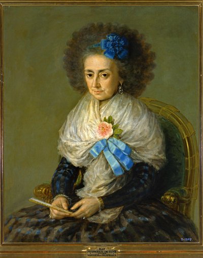 Dona Maria Antonia Gonzaga, marquesa de Villafranca … (painting on canvas) de Francisco Jose de Goya y Lucientes