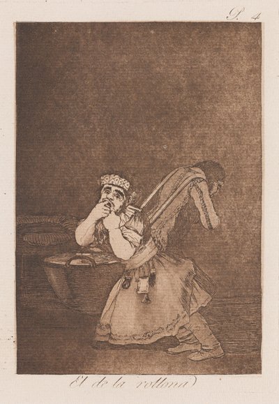 El de la Rollona, final do século XVIII - início do século XIX (estampado) de Francisco de Goya