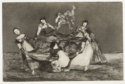 GOYA Y LUCIENES, Francisco de (1746-1828). Provérbios. Adivinha feminina. 1815-1824. (24