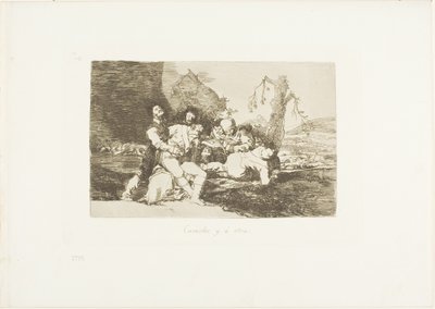Pegue-os bem, e passe para o próximo, placa 20 de The Disasters of War de Francisco Jose de Goya y Lucientes
