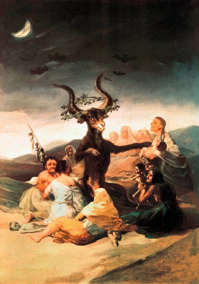 "" O sábado das bruxas "" de Francisco de Goya