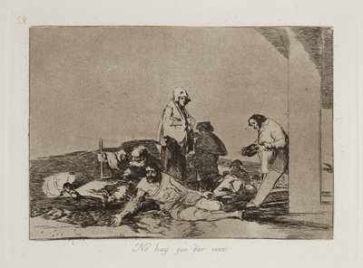 No hay que dar voces (Não vale a pena gritar) de Francisco Jose de Goya y Lucientes