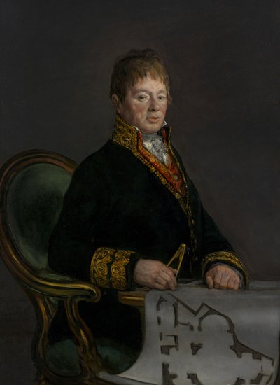 Retrato de Don Juan Antonio Cuervo, 1819 de Francisco de Goya