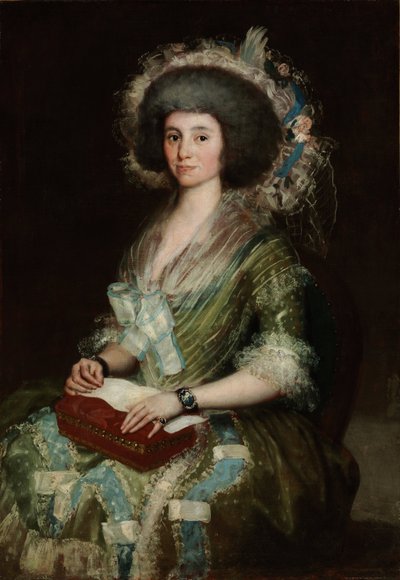 Retrato de Dona Manuela Camas, esposa de Cean Bermudez - Peinture de Francisco de Goya (1746-1828) - 1795 - Óleo sobre tela - 121x84,5 - Szepmuveszeti Muzeum, Budapeste, Hungria de Francisco de Goya