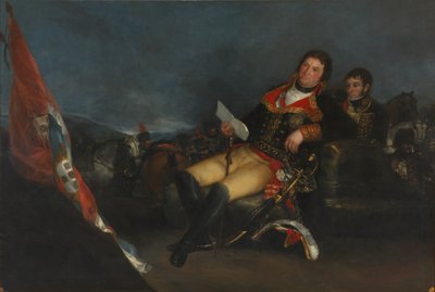 Retrato de Manuel Godoy, apelidado de Príncipe da Paz. Detalhe. (óleo sobre tela. de Francisco de Goya