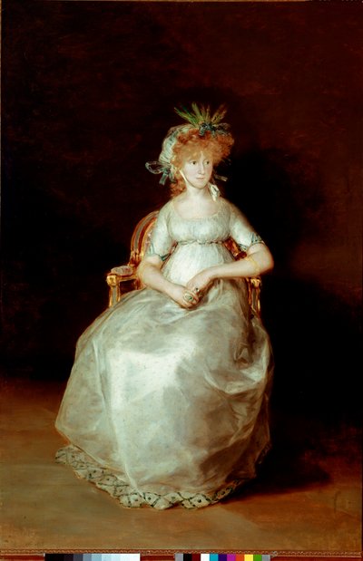 Retrato da Condessa de Chinchon Pintura de Francisco Goya y Lucientes (1746-1828) 1800 Sol. 216x144 cm Madrid, Musee du Prado de Francisco de Goya
