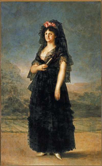 Rainha Maria Luísa ... (pintura sobre tela) de Francisco Jose de Goya y Lucientes