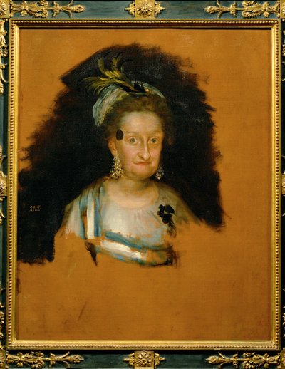 Rainha Maria Luísa de Espanha ... (pintura sobre tela) de Francisco Jose de Goya y Lucientes