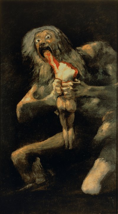 Saturno Devorando um de seus Filhos de Francisco de Goya