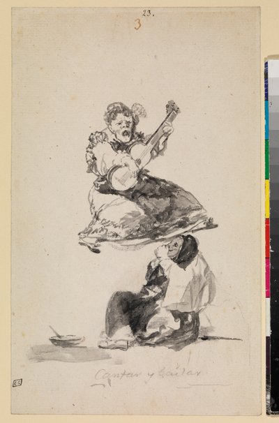 Cantando e dançando de Francisco de Goya