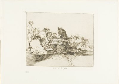 Isso é o pior de tudo!, placa 74 de The Disasters of War de Francisco Jose de Goya y Lucientes