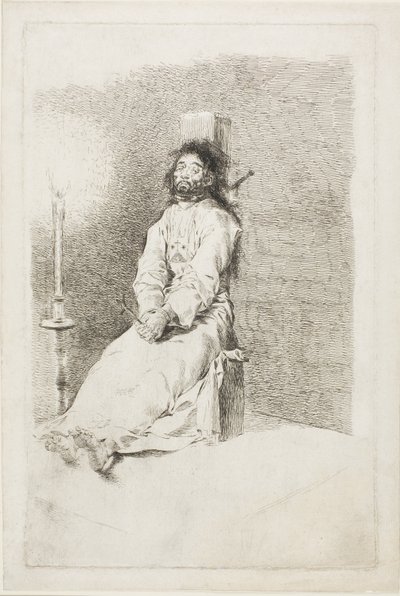 O Homem Garroteado de Francisco Jose de Goya y Lucientes