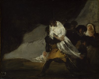 O Monge Enforcado, c.1810 de Francisco de Goya