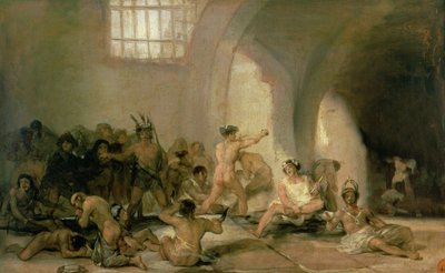 The Madhouse de Francisco de Goya