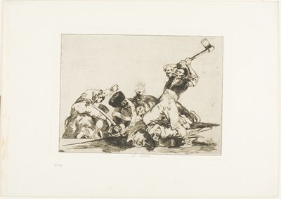The Same, prato três de The Disasters of War de Francisco Jose de Goya y Lucientes