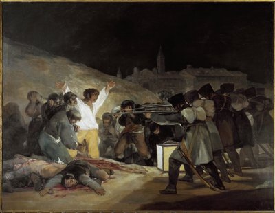 O Terceiro de maio de 1808 - óleo sobre cnavas de Francisco Jose de Goya y Lucientes