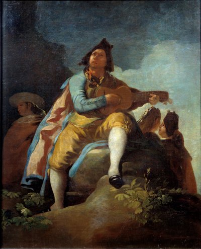 A elegante guitarra Pintura de Francisco de Goya (1746-1828) Sol do século XIX. 1,37x1,12 m Madrid, Museu do Prado de Francisco de Goya