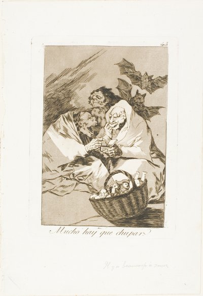 Há muito para sugar, placa 45 de Los Caprichos de Francisco Jose de Goya y Lucientes
