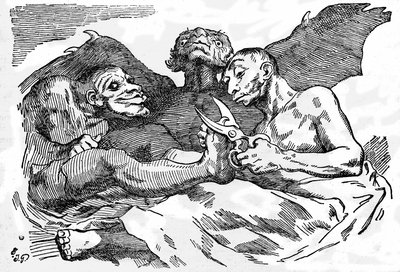 Fazem a sua casa de banho, c.1820 (gravura) de Francisco Jose de Goya y Lucientes