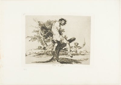 Isto é Pior, placa 37 de Os Desastres da Guerra de Francisco Jose de Goya y Lucientes