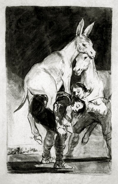 Tu que não podes (Thou Who Who Canst Not) de Francisco de Goya