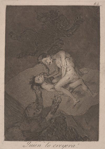 Quem teria pensado nisso! (Quien lo creyera!) de Francisco de Goya
