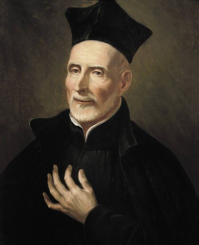Calasanz, São José (1556-1648). Religioso e pedagogo espanhol. São José Calasanctius (óleo sobre tela) de Francisco Jover y Casanova
