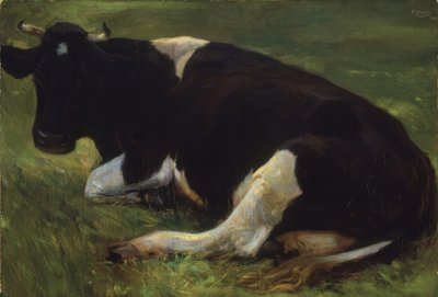 VACA - 1908 - 64X95 cm de Francisco Llorens Diaz
