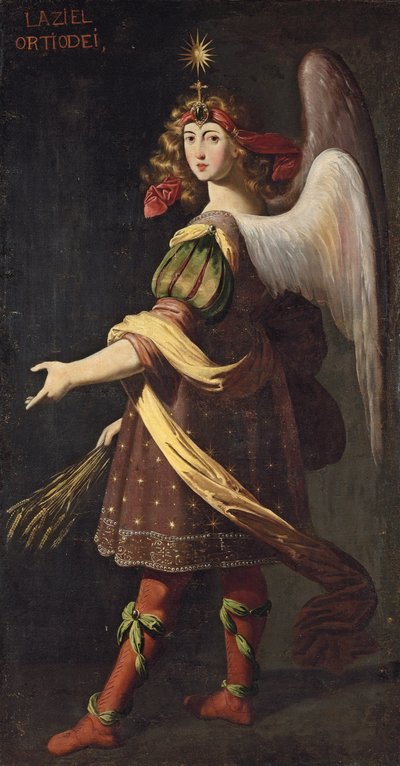 Uma alegoria da Eucaristia: um anjo com grãos de Francisco Polanco