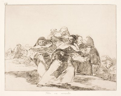 Tudo dá errado (42) de Francisco de Goya