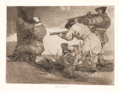 Bárbaro! (38) de Francisco de Goya