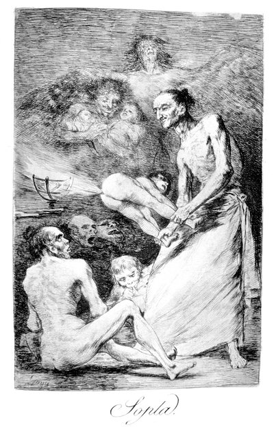 Blow, 1799 de Francisco de Goya