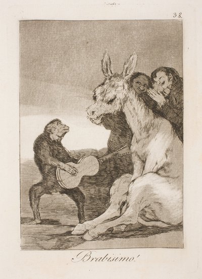 Bravissimo (Charles IV e Godoy) de Francisco de Goya