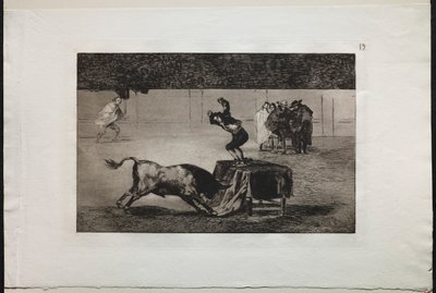 Touradas: Outra loucura dele no mesmo anel, 1876. de Francisco de Goya