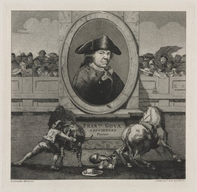 Touradas: Frontispício, 1876. de Francisco de Goya