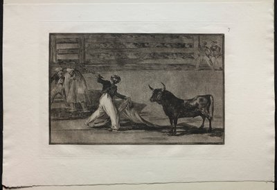 Touradas: Origem dos Arpões ou Bandarilhas, 1876. de Francisco de Goya