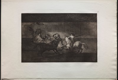 Touradas: A Morte de Pepe Illo (3ª Composição) de Francisco de Goya