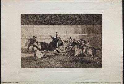 Touradas: A Morte de Pepe Illo 2ª Composição, 1876. de Francisco de Goya