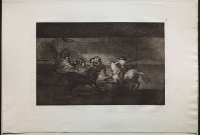 Touradas: a morte de Pepe Illo ó composição, 1876. de Francisco de Goya