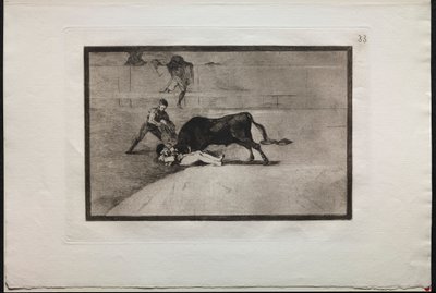 Touradas: A infeliz morte de Pepe Illo, no ringue de Madrid de Francisco de Goya