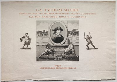 Touradas: página de título de Francisco de Goya