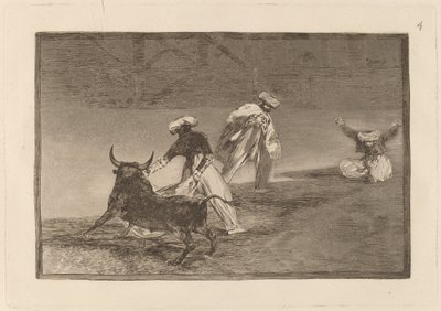 Capean otro encerrado de Francisco de Goya