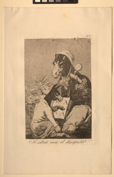 Caprichos: o aluno talvez não saiba mais. de Francisco de Goya