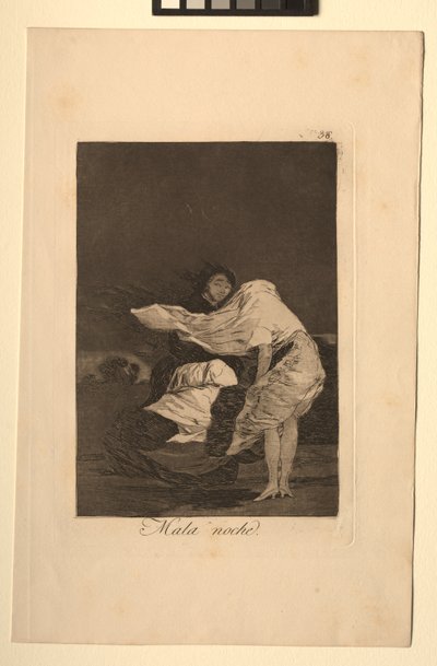 Caprichos: uma noite ruim. de Francisco de Goya