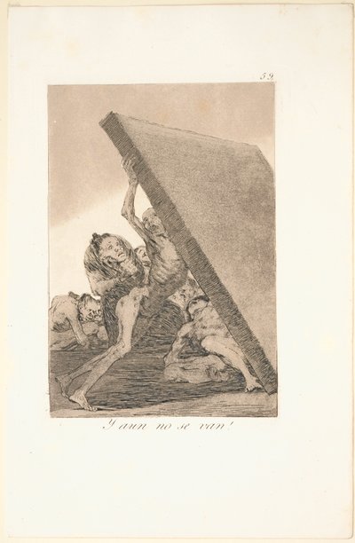 Caprichos: E ainda assim eles não vão! de Francisco de Goya