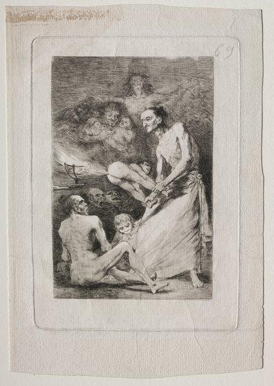 Caprichos: Golpe de Francisco de Goya