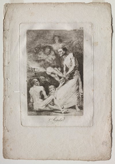 Caprichos: Golpe de Francisco de Goya