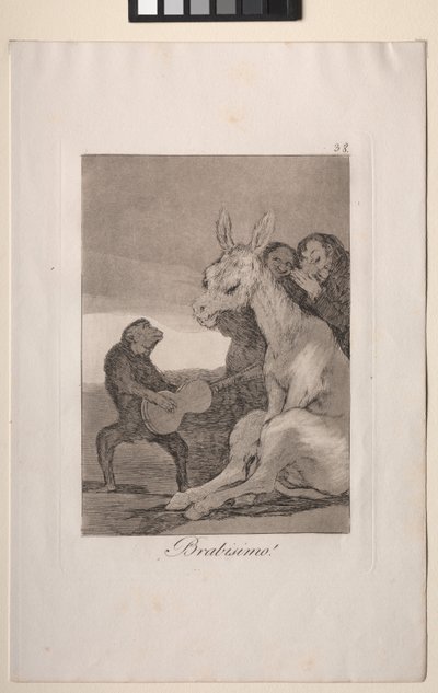 Caprichos: Bravo! de Francisco de Goya