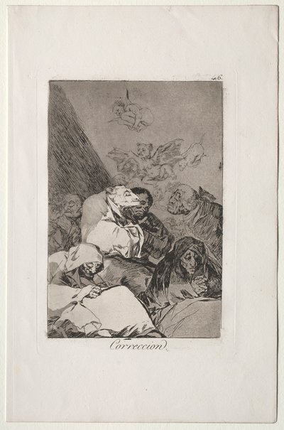 Caprichos: correção. de Francisco de Goya