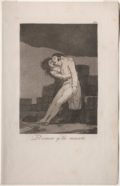 Caprichos: Amor e Morte de Francisco de Goya